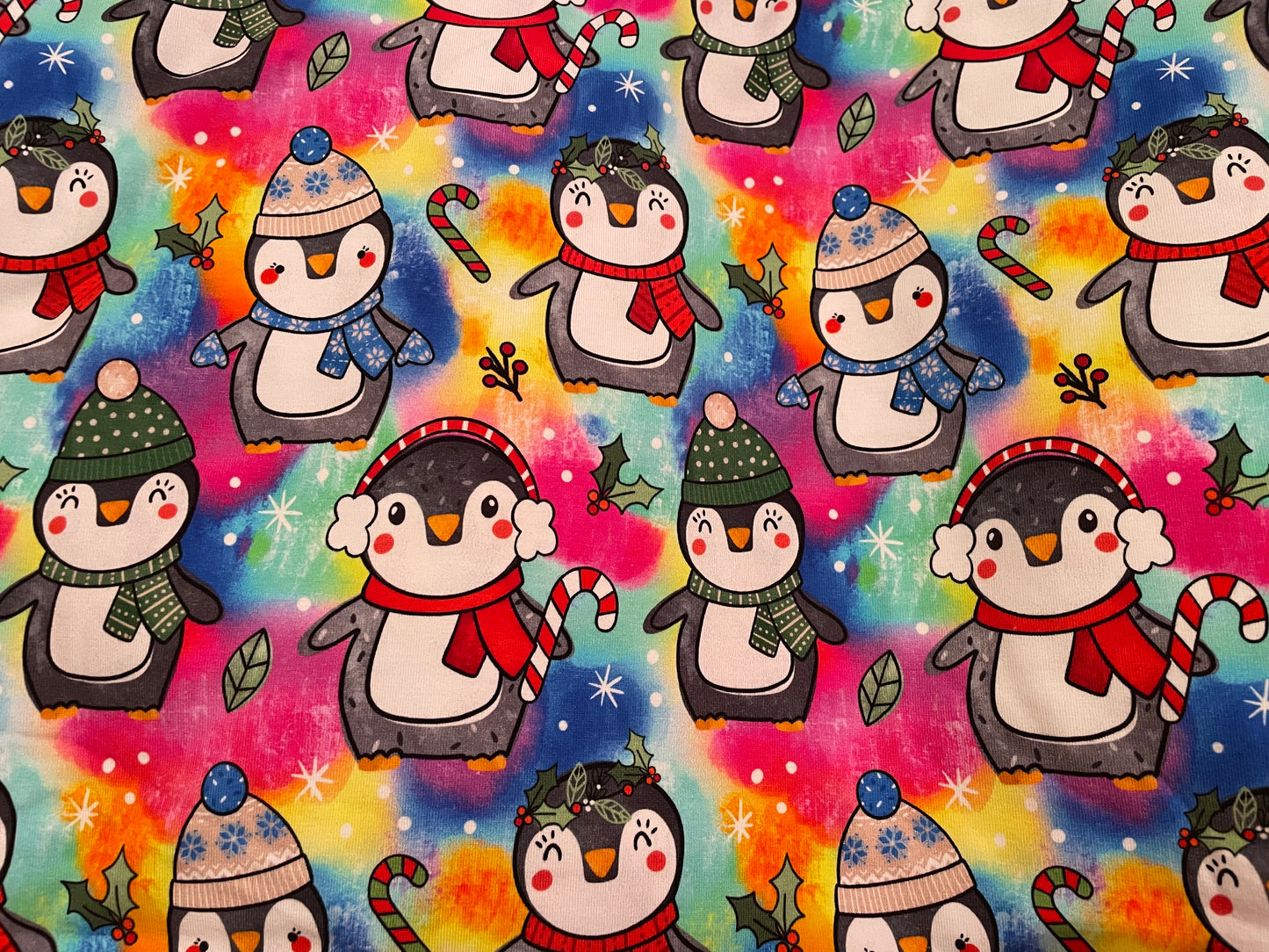 Rainbow penguins