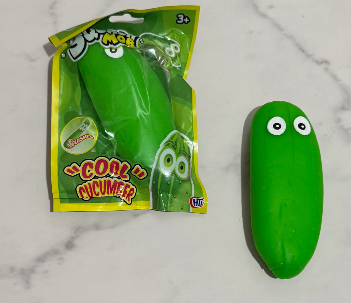 Stretchy, squishy cucumber