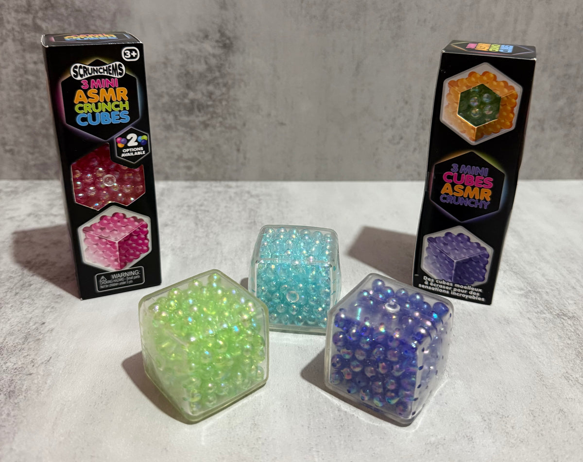 Scrunchems 3pk asmr crunch cubes