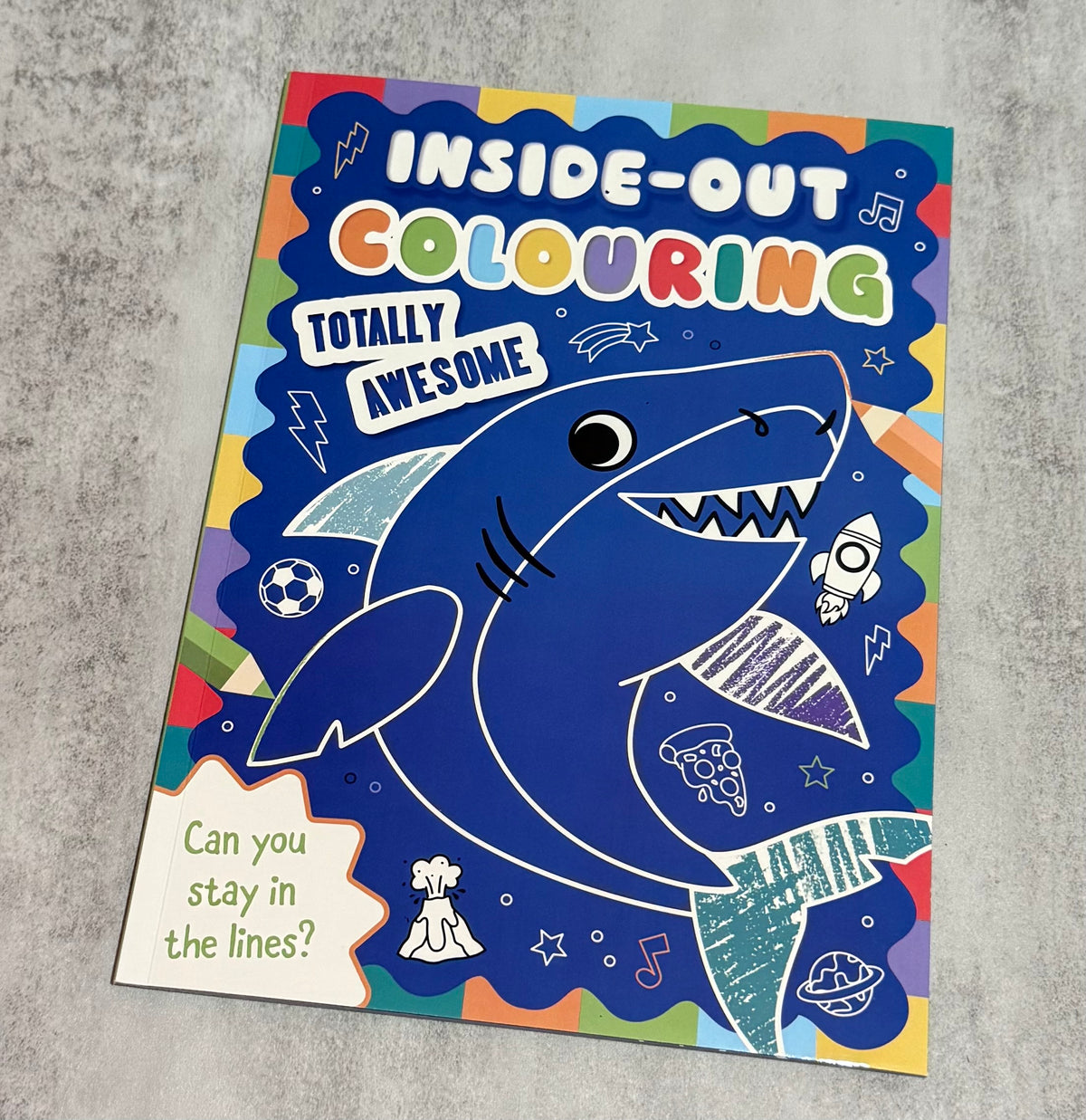 Inside out colouring book