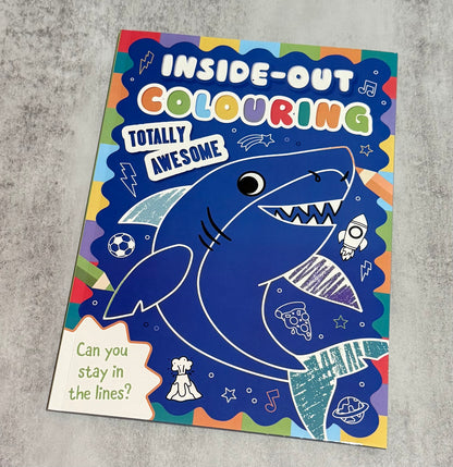 Inside out colouring book