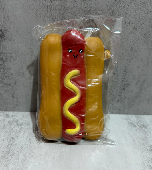Sand filled dougie the hot dog