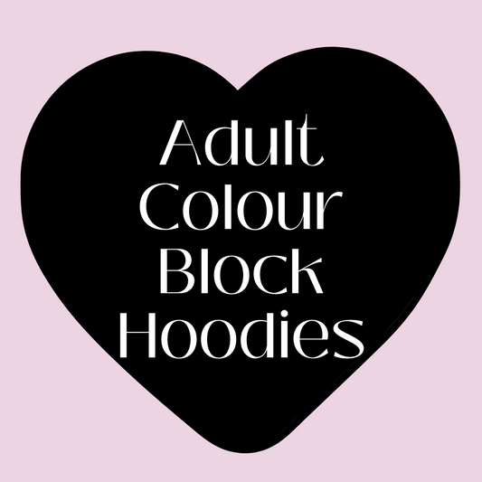 Adult Colour Block Hoodies