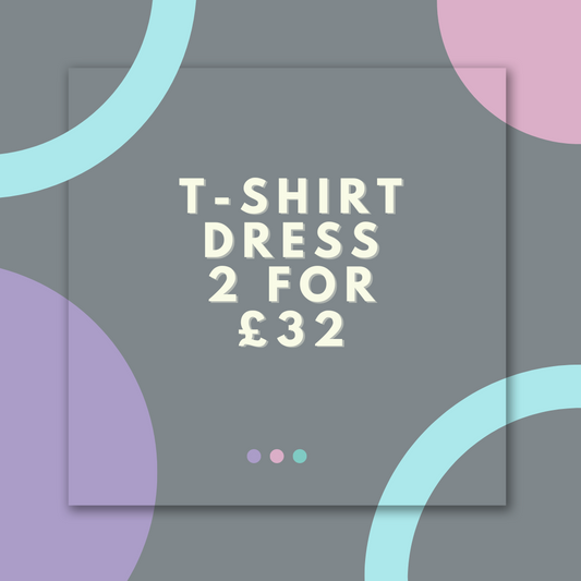 Surprise T-shirt Dress 2 for £32