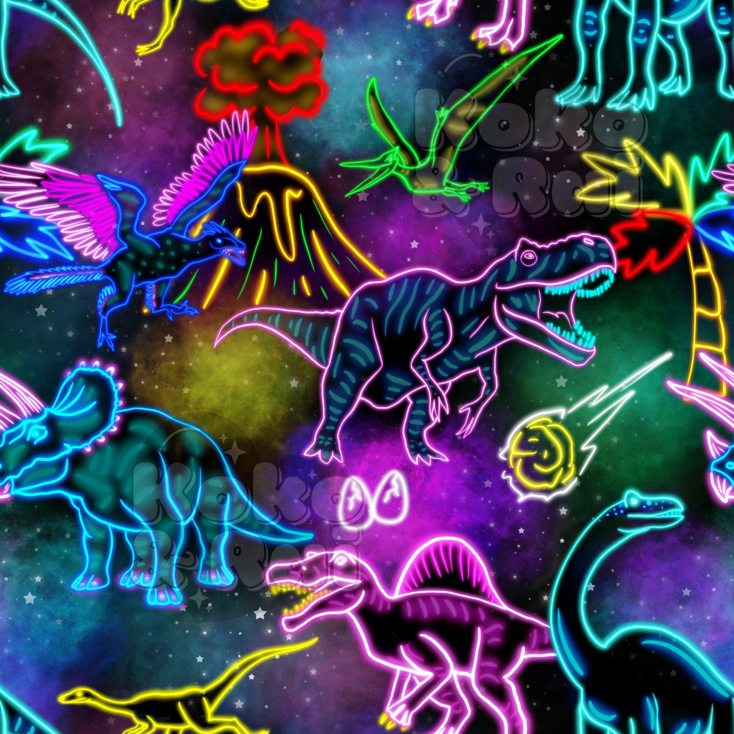 Neon Dinos Preorder