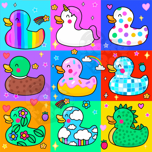 Ducks rainbow boxes Preorder