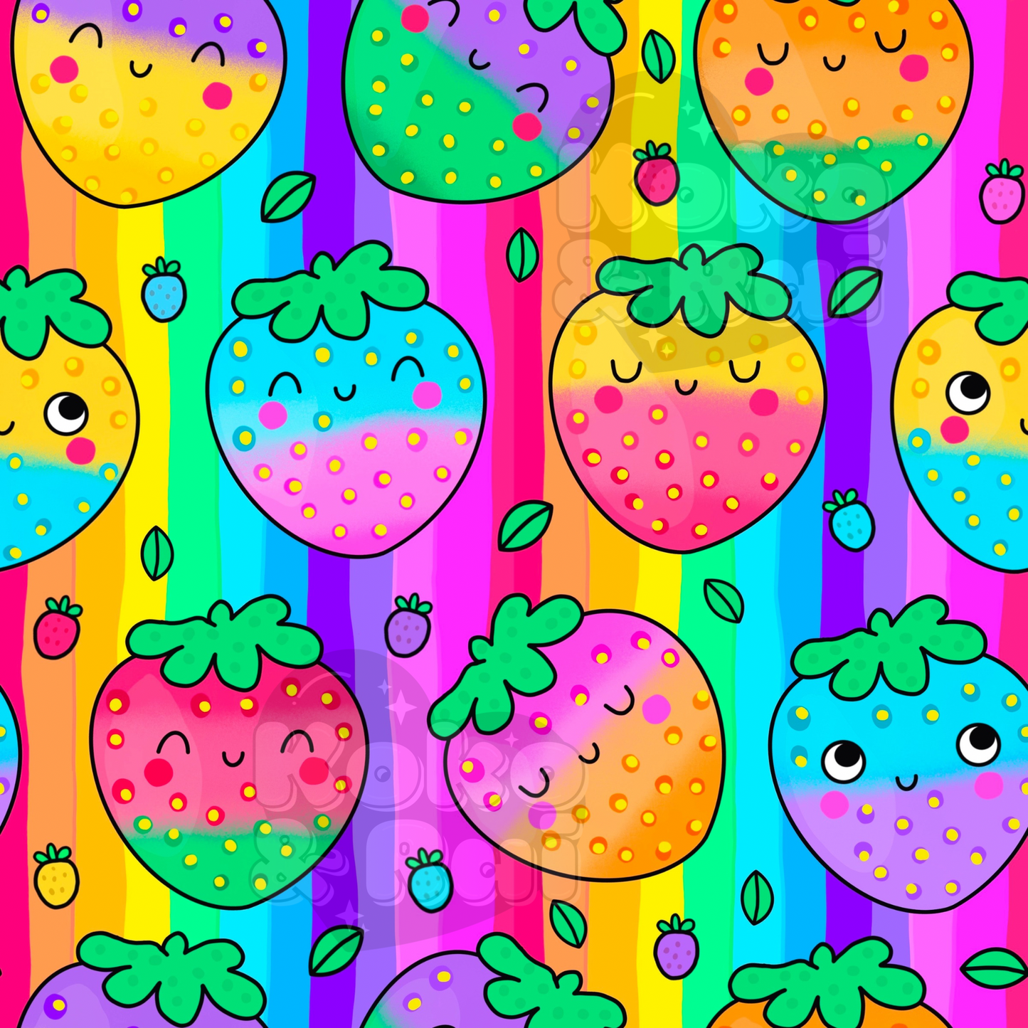 Rainbow strawberries Preorder